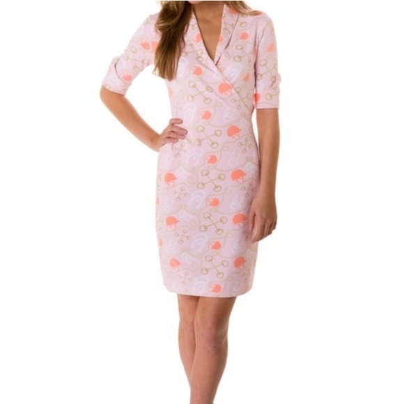 LISSA MAR Pink Derby Devonwood Dress size 6 - Picture 1 of 7